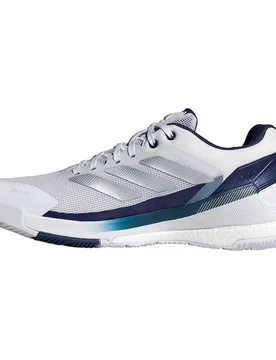 Crazyquick Boost Padel Shoes Ftwr White / Silver Met / Dark Blue UK 10.5 - Adidas - FashionsVida