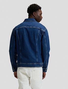 Relaxed Rider Jacket Indigo Warp Größe L male