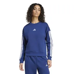 Sweat-shirt Essentials 3 Stripes Fleece Dark Blue / White XL