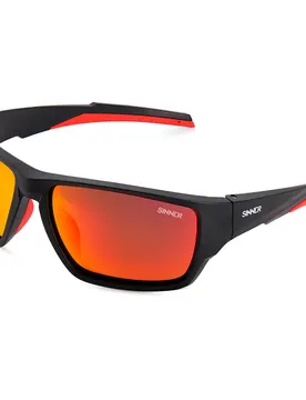 Lunettes De Soleil Jacara Black / Red SINTEC®/CAT3 Homme