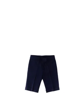Bermuda lana vergine BLU NAVY 2 - DAL LAGO - FashionsVida