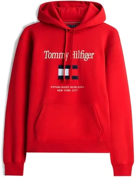 Sudadera de hombre con capucha y sin cremallera tallas grandes - Tommy Hilfiger - FashionsVida