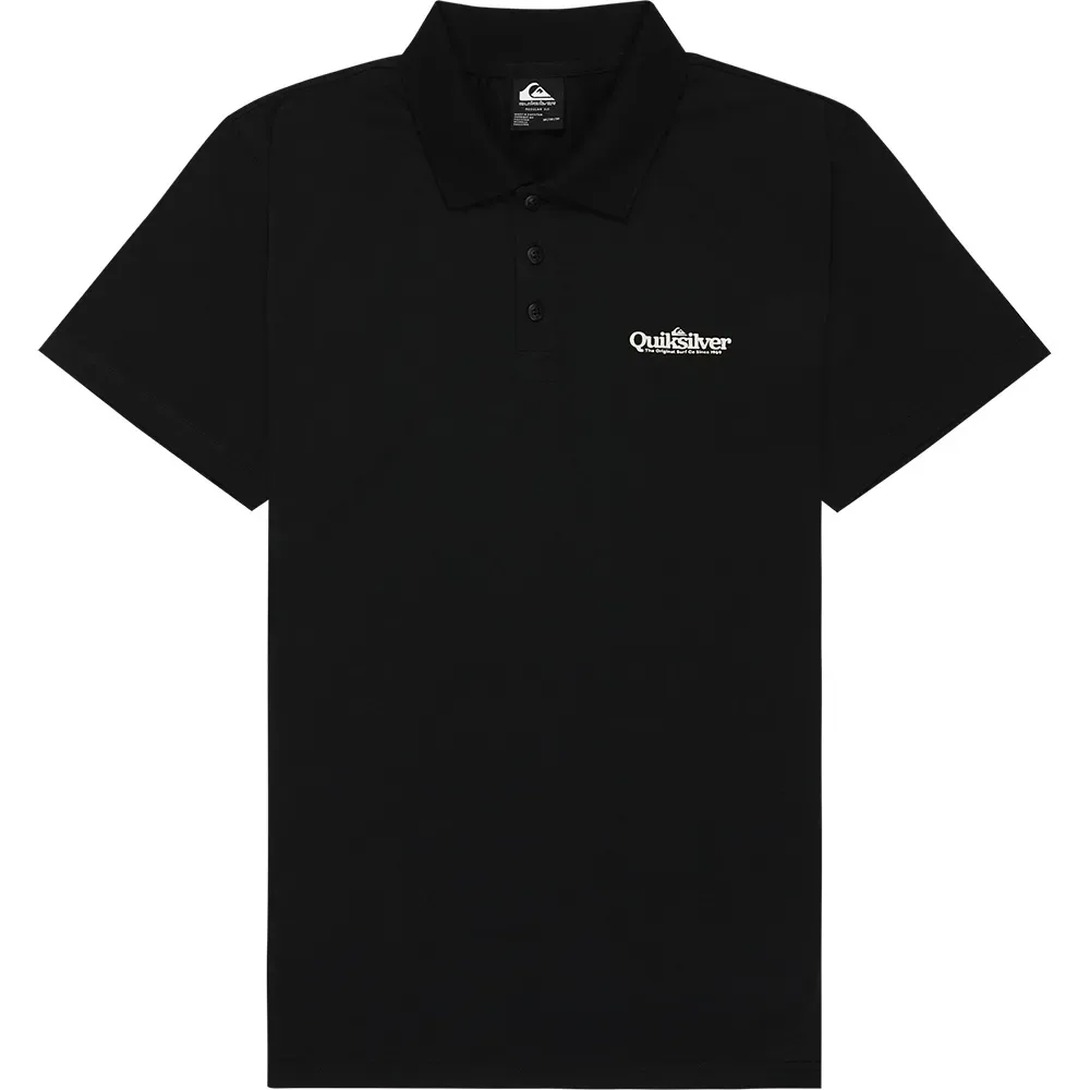 Polo A Maniche Corte Stretch Black M - Quiksilver - FashionsVida