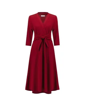 Midikleid rot 44 damen - Joseph Ribkoff - FashionsVida