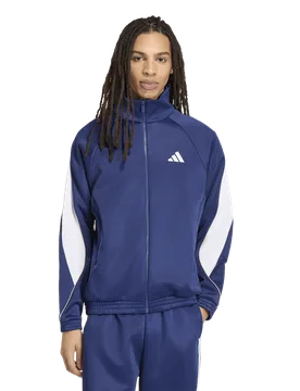 Stadium Tracktop Herren Trainingsoberteile - Blau - Größe L - Poly Mesh Blue L - Adidas - FashionsVida
