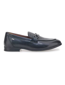 Mocassino Blu con Mesetto Argento 41818 45