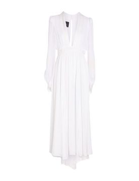 Vestido midi Mujer Blanco 36 Mujer