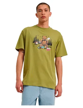 T-shirt à Manches Courtes Braun Pizza Bear Iguana M Homme