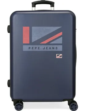 Maleta mediana Aidan rígida con capacidad de 56L - Pepe Jeans - FashionsVida