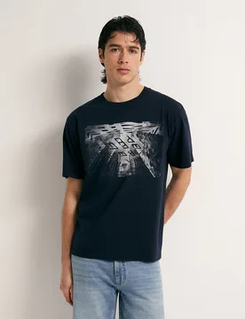 Sfera - Camiseta city - Sfera - FashionsVida