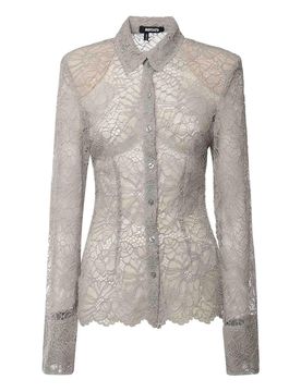 Camicia in rete floreale