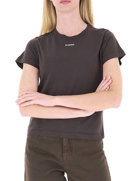 Pinko T-shirt girocollo MARRONE M