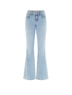 Jeans Flared Fit hellblau 28 damen