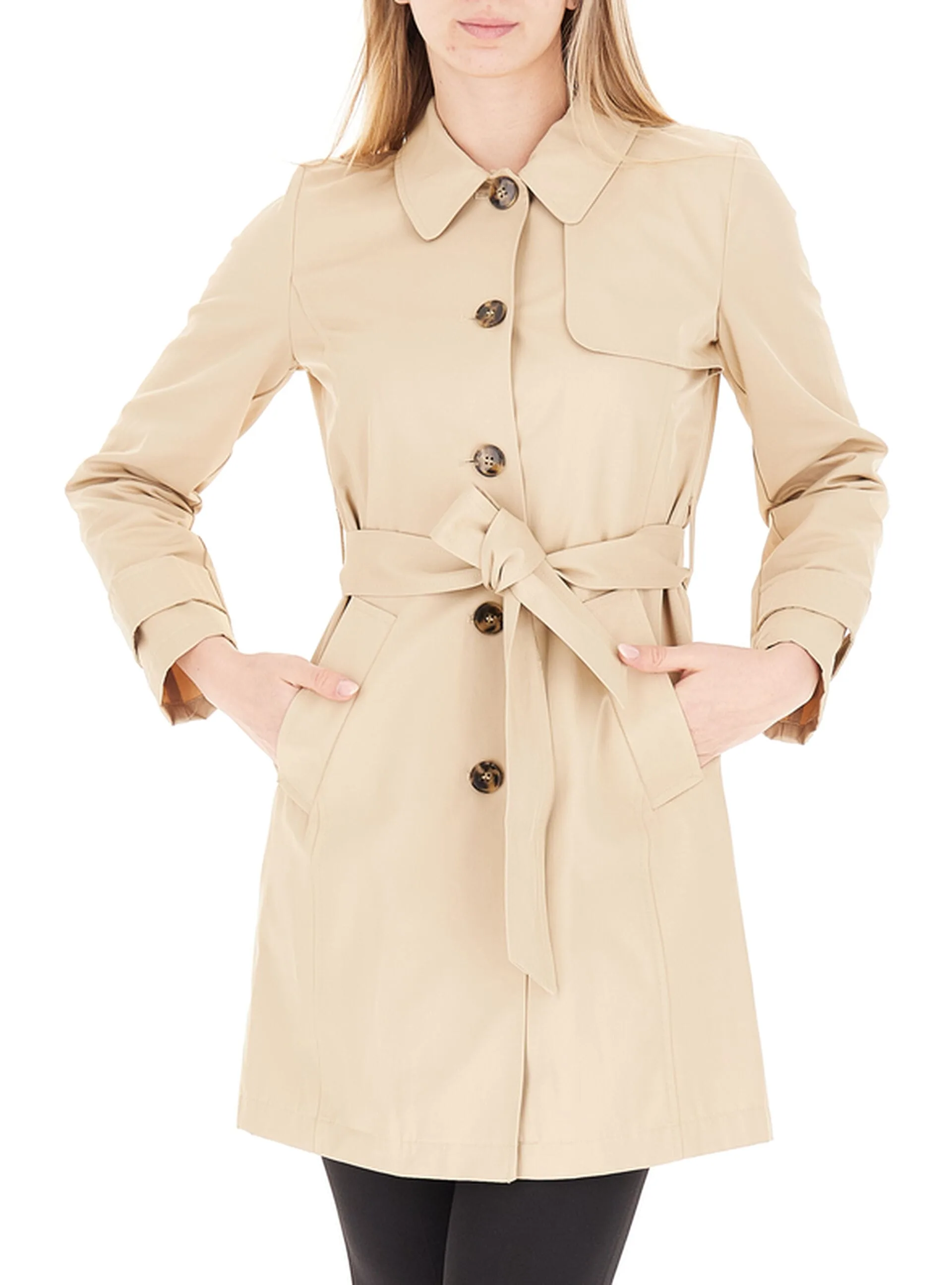 Trench con cintura BEIGE 48 - EMME MARELLA - FashionsVida