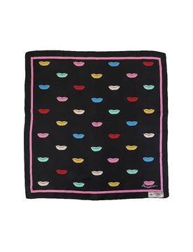 Fiorucci Pañuelo de seda negro
