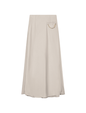 Para mujer. XW002279AF21553U6223 Falda larga fluida de satén crepé (XS), Casual, Poliéster