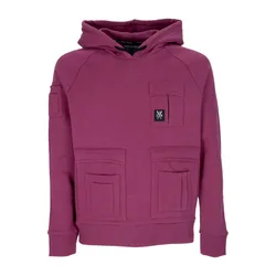 Felpa Cappuccio Uomo Retrofuture Combat Hoodie Purple