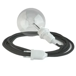 Cables Lampe Suspendue Pour Abat-jour Rm26 3 M Dark Gray / White One Size
