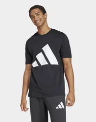Mens T-shirt Essentials Big Logo - Nero, nero nero Uomo taglia 2XL