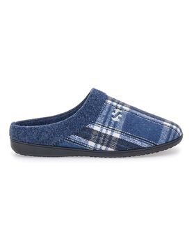 Pantofole Blu con Fantasia Scozzese 95394 40