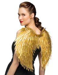 Engelsflügel Gold Glamour für Erwachsene gold