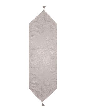 Jacquard-Tischdecke "Jasmin" grau
