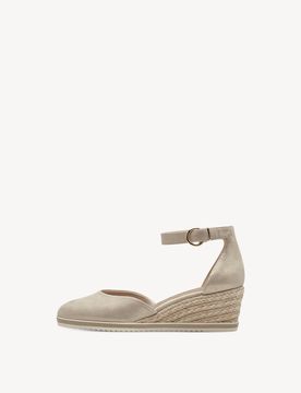 Decolleté con tacco beige - 36