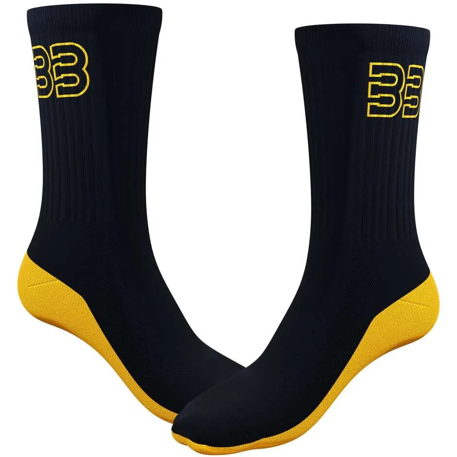 Calzini SCK BRAD 25 Nero Giallo taglia 39 - Ixon - FashionsVida