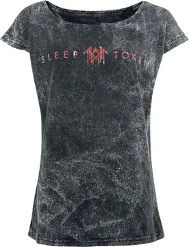 T-Shirt - Moon Shadow - S bis XL - für Damen - Größe M - schwarz/grau - EMP exklusives Merchandise! - Frauen - female - Sleep Token - FashionsVida