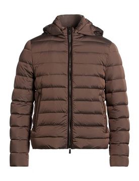 Plumífero y acolchado Hombre Marrón chocolate 48 Hombre