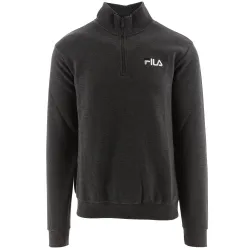 Mens Charcoal Marl Adam Quarter Zip Sweatshirt - Male - Grey - Large