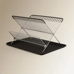 Escurreplatos plegable de inoxidable