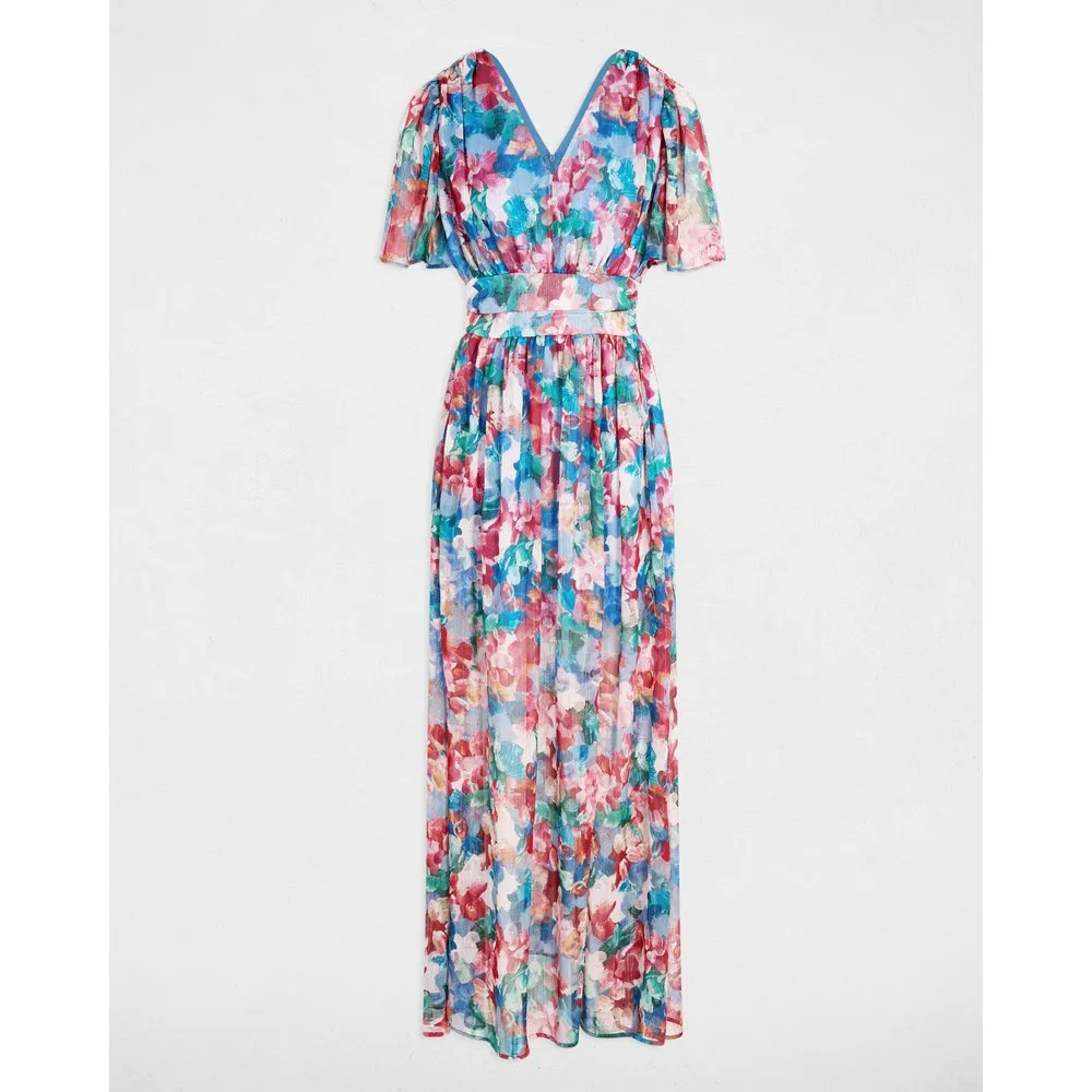 Morgan - Vestido largo fluido - Morgan - FashionsVida