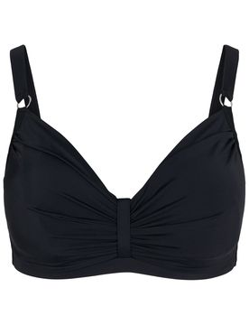 Swim by Zizzi Top de bikini negro