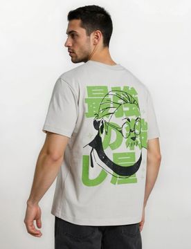 T-shirt in cotone con stampa Assassination Classroom - nude
