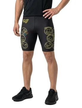 Emoji Neon Faces Jammer Multicolour M Men - OTSO - FashionsVida