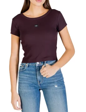 Damen T-Shirt Braun 499674