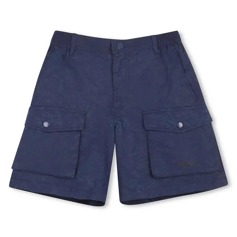 Hugo Pantaloni Corti G01000 Marine 6 Anni