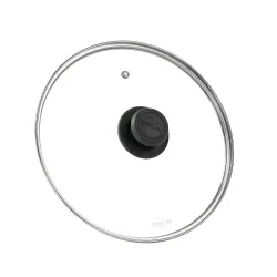 STONELINE Glasdeckel 26 cm Schwarz