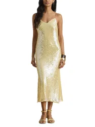 Robe de soirée jaune 38