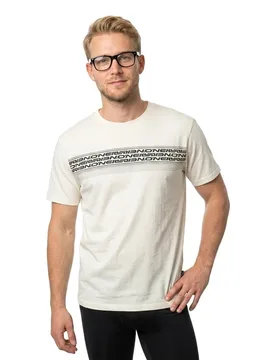 T-shirt à Manches Courtes Logo Stripe Snow White M - O´neill - FashionsVida