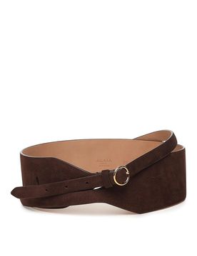 Alaïa Wide Double Suede Belt