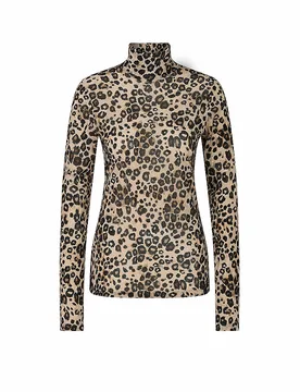 Jersey de cuello alto marrón claro 42 - Marc cain - FashionsVida