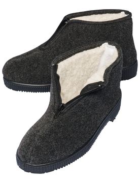 Thermo-Hausschuh 42 schwarz