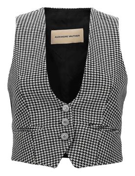 Gilet pied de poule