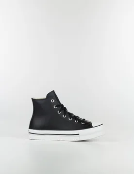 SCARPA DA RAGAZZA CHUCK TAYLOR ALL STAR LIFT PLATFORM LEATHER 5.5Y - Converse - FashionsVida