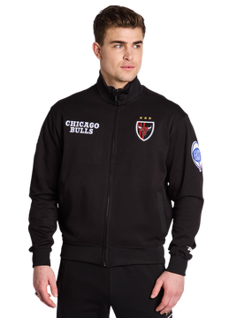 Chigago Bulls Ultras Uomo - Top da pista Nero - Taglia L - Pile di cotone L