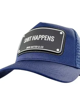 Casquette Rubber Shit Happens Navy Blue One Size unisex - John Hatter & Co - FashionsVida