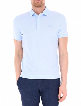 Polo in cotone AZZURRO CHIARO 5