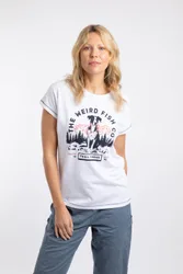 Trail Finder Womens Front Print Graphic T-Shirt - - Size: 8